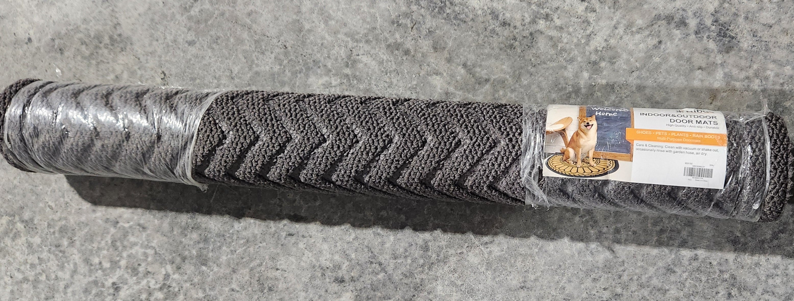 3x5 Entry Way Mat Entrance Area Rug Gray