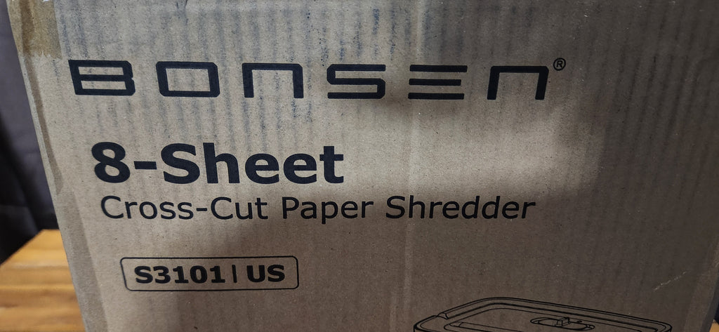 Shredder for Home Office, 4 Gallons 8-Sheet Cross Cut Credit Card Shredder