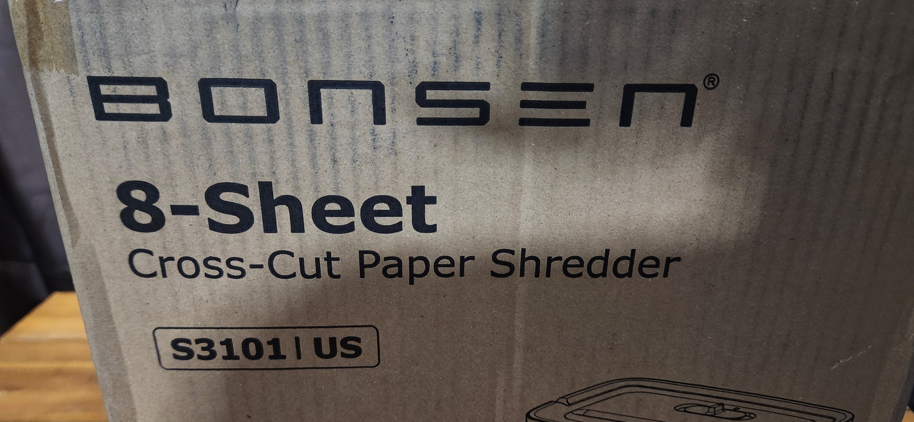 Shredder for Home Office, 4 Gallons 8-Sheet Cross Cut Credit Card Shredder