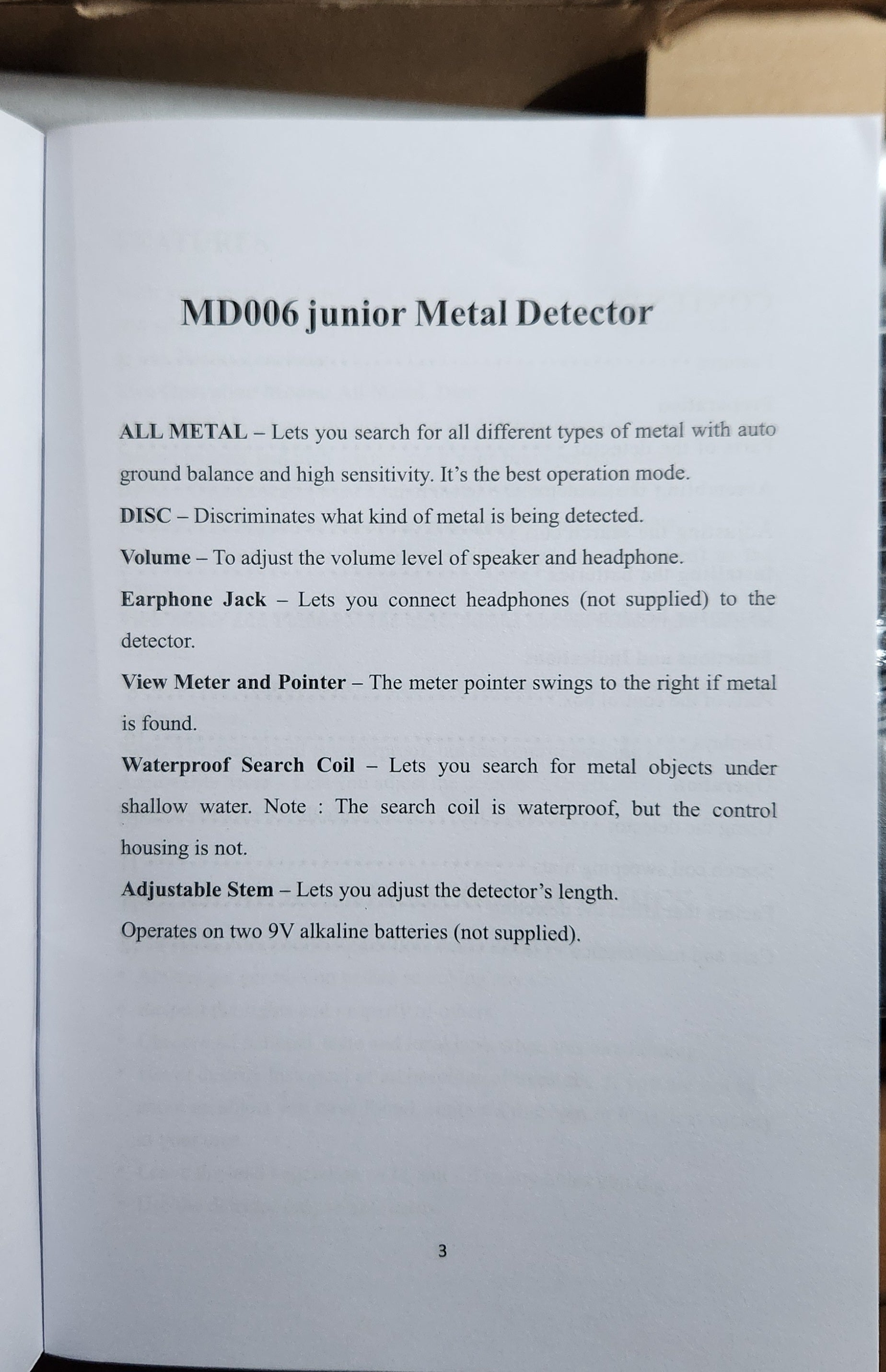 Classic Metal Detector for Kids Adults - Beginner Waterproof Metal Detector with 8" Coil