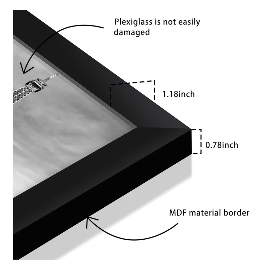 22x28 Picture Frame Set of 3, Display Pictures 18x24 with Mat or 22x28 without Mat