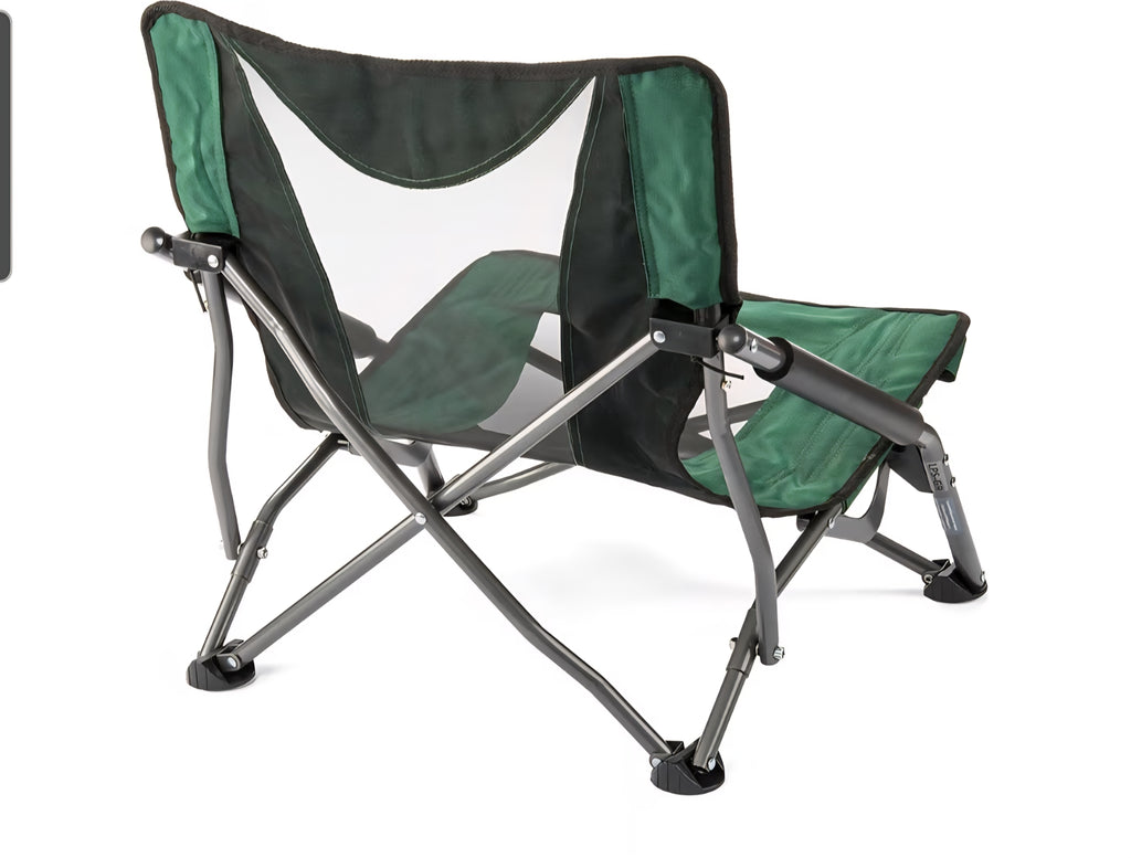 Cascade Mountain Tech Folding Camp Chair for Camping, Beach, Picnic, Barbqeues, Sporting Events with Carry Bag