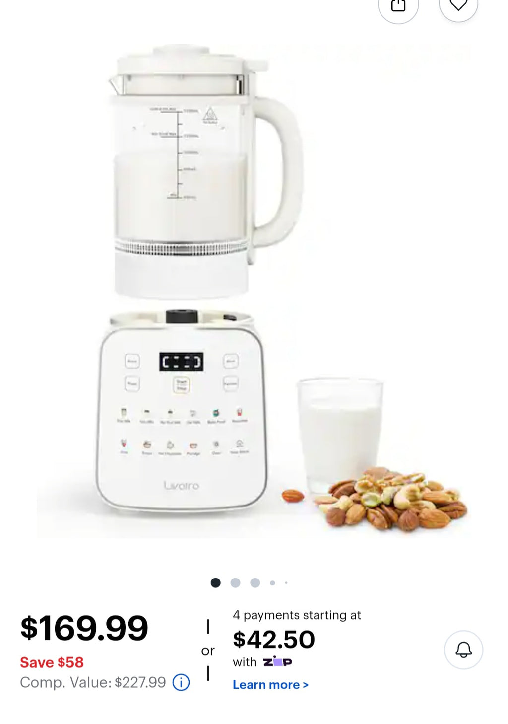Nut Milk Maker: 12-in-1 Automatic Soy Milk Maker Homemade Juice, Almond, Oat Milks for Plant-Based Milks, 24H Delay Start/Keep Warm/Auto-Clean/Safety Lock