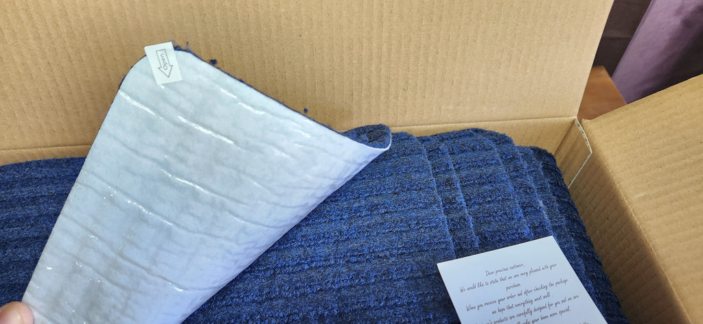 BLUE Stair Treads for Wooden Steps 30" X 8" (15 in Pack)