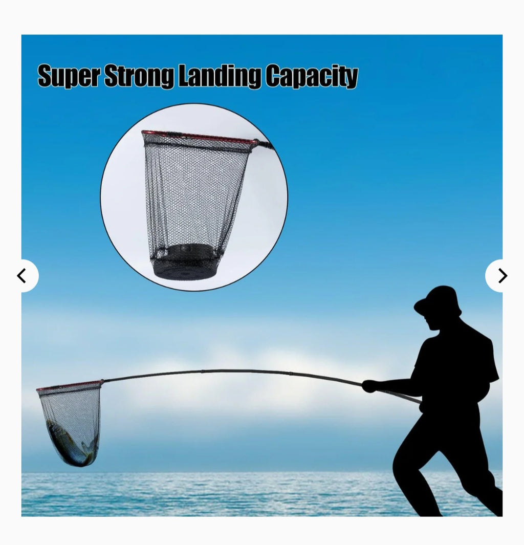 Dr. Fish Telescoping Long Handle Landing Net 8.6ft 9.8ft