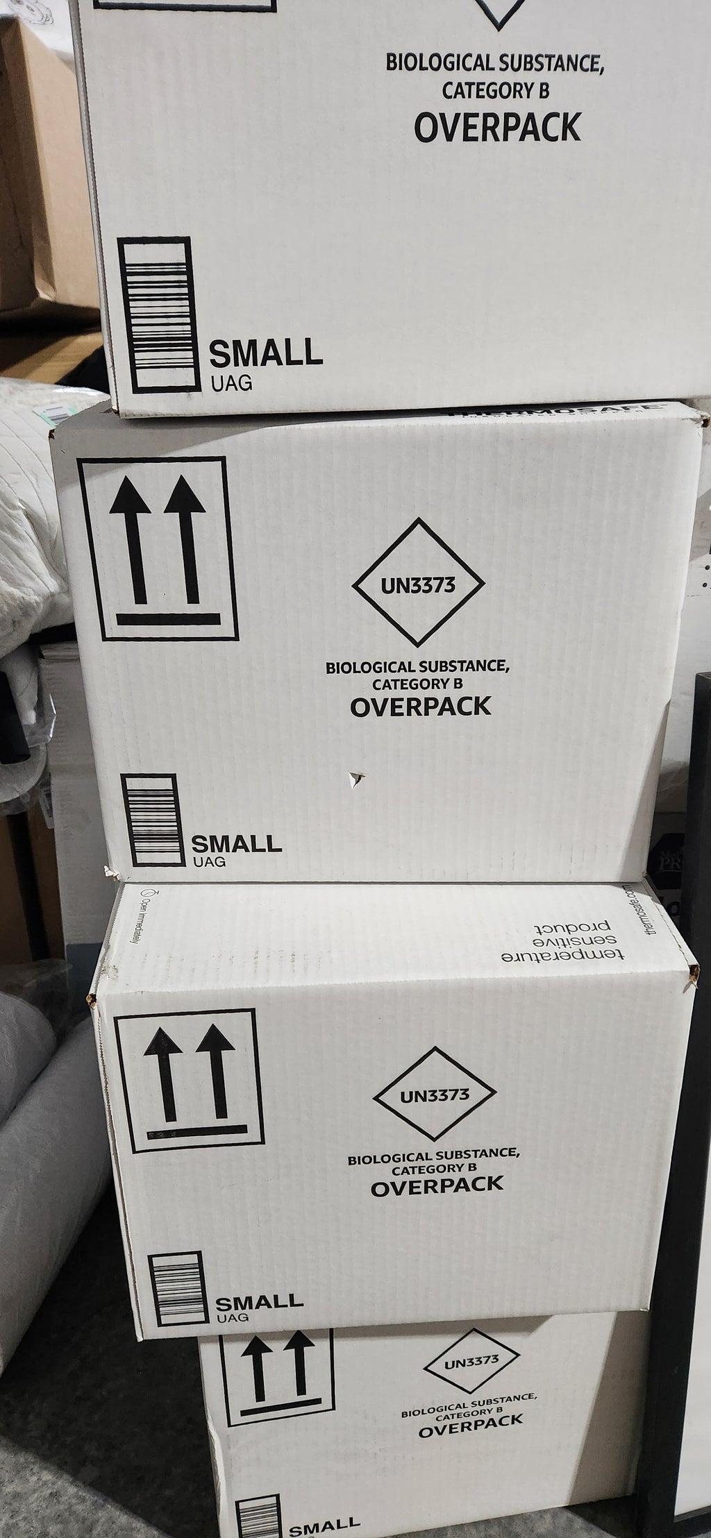 Lot of Thermosafe Insulated Styrofoam Shipping Boxes (11 ct)