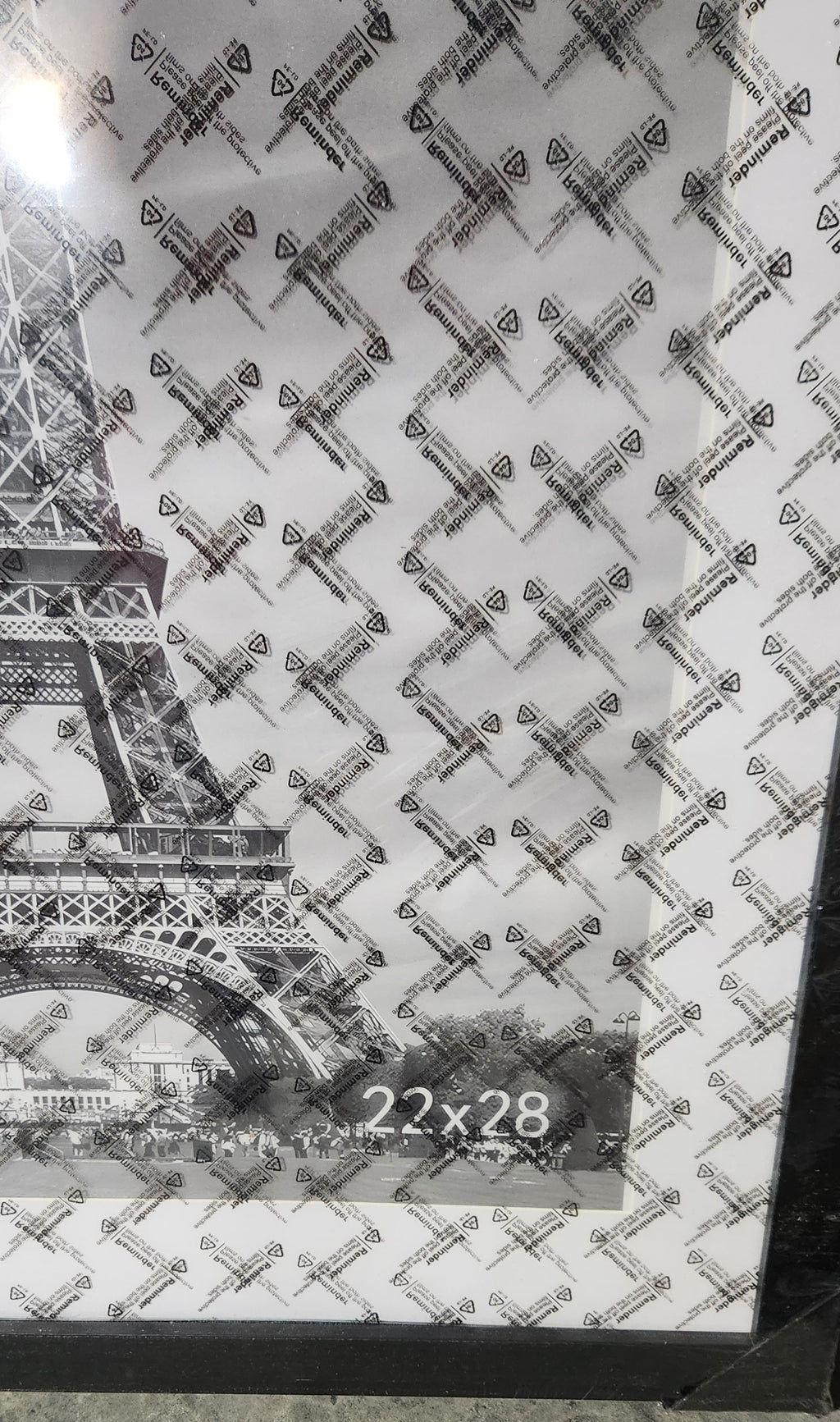 22x28 Picture Frame Set of 3, Display Pictures 18x24 with Mat or 22x28 without Mat