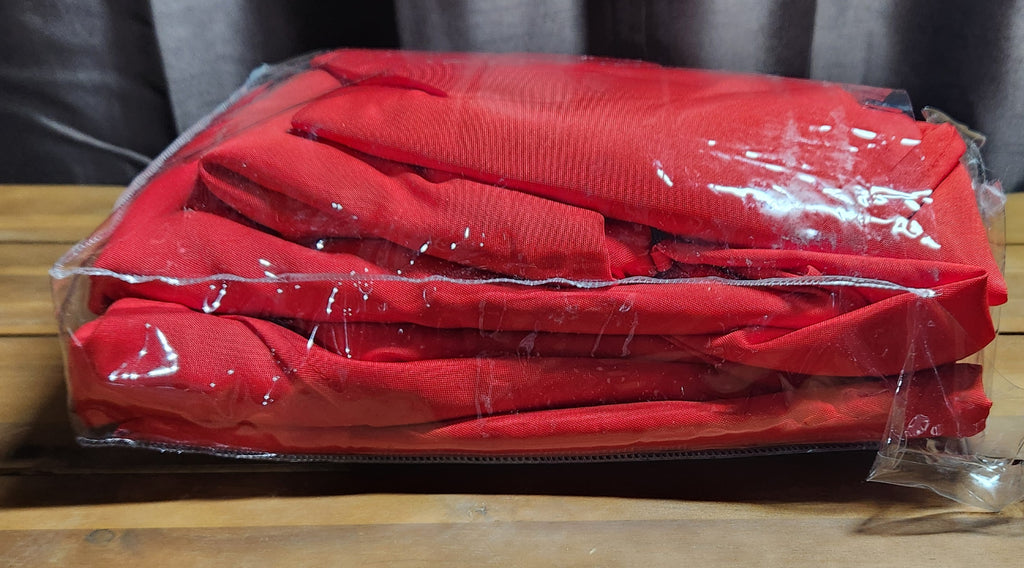 6 Pack Red Round Tablecloths 70 Inch for 30“-48” Tables