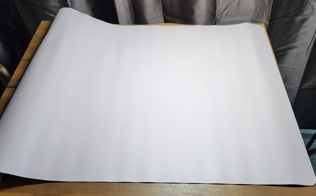 Leather Desk & Table Protector, Office Desk Mat, Large Mouse Pad- Waterproof Desk Grayish Lavender, 47.2" x 23.6"