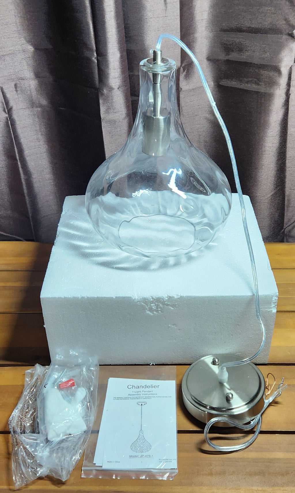 Modern Glass Pendant Light