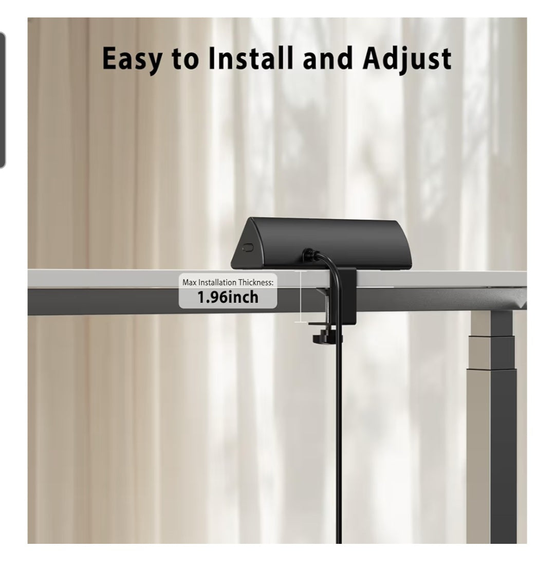 Desk Clamp Power Strip,20W Fast Charging Station,Surge Protector