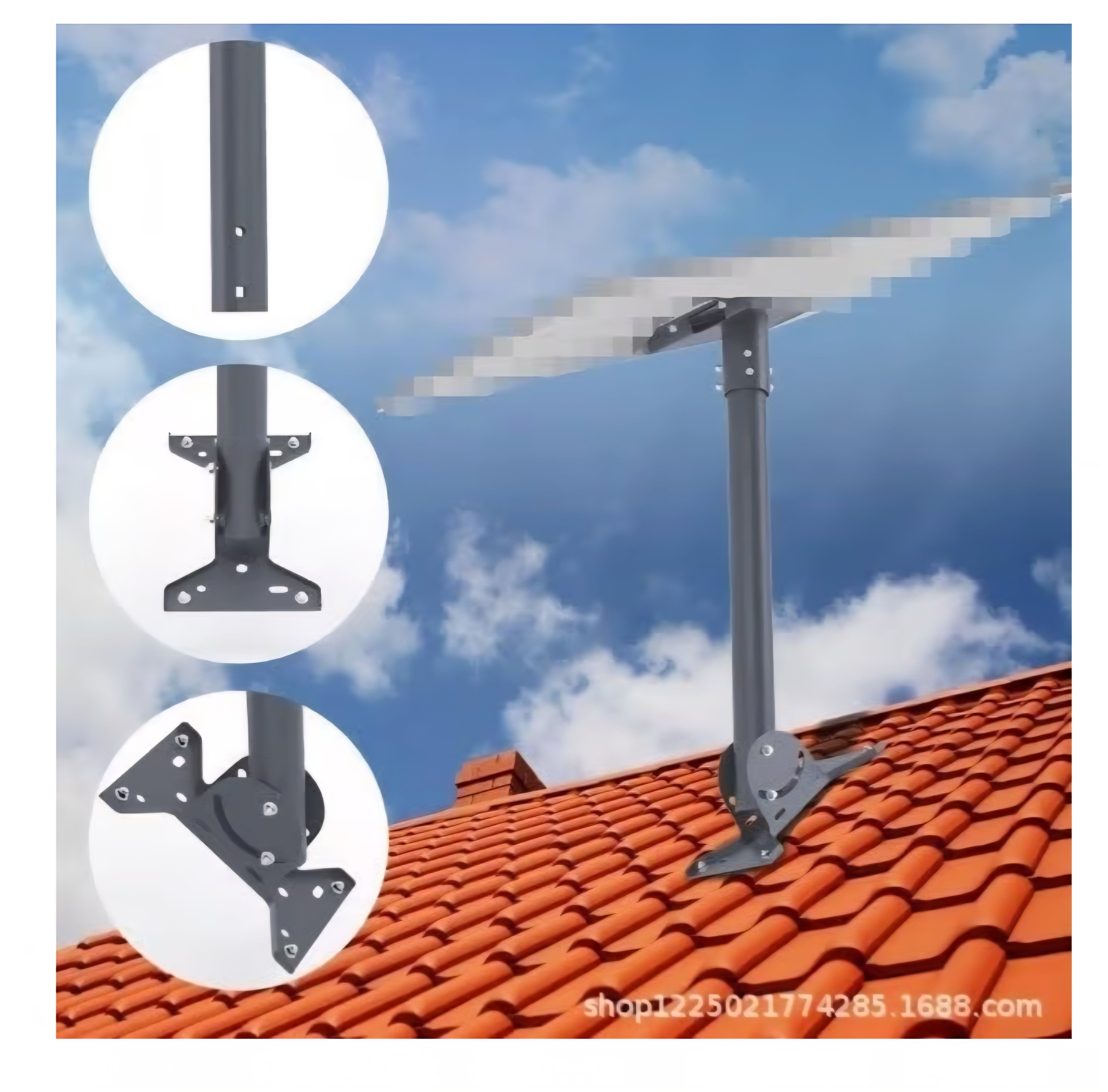 Starlink Roof Mount for Gen 3-Straight Pole NEW