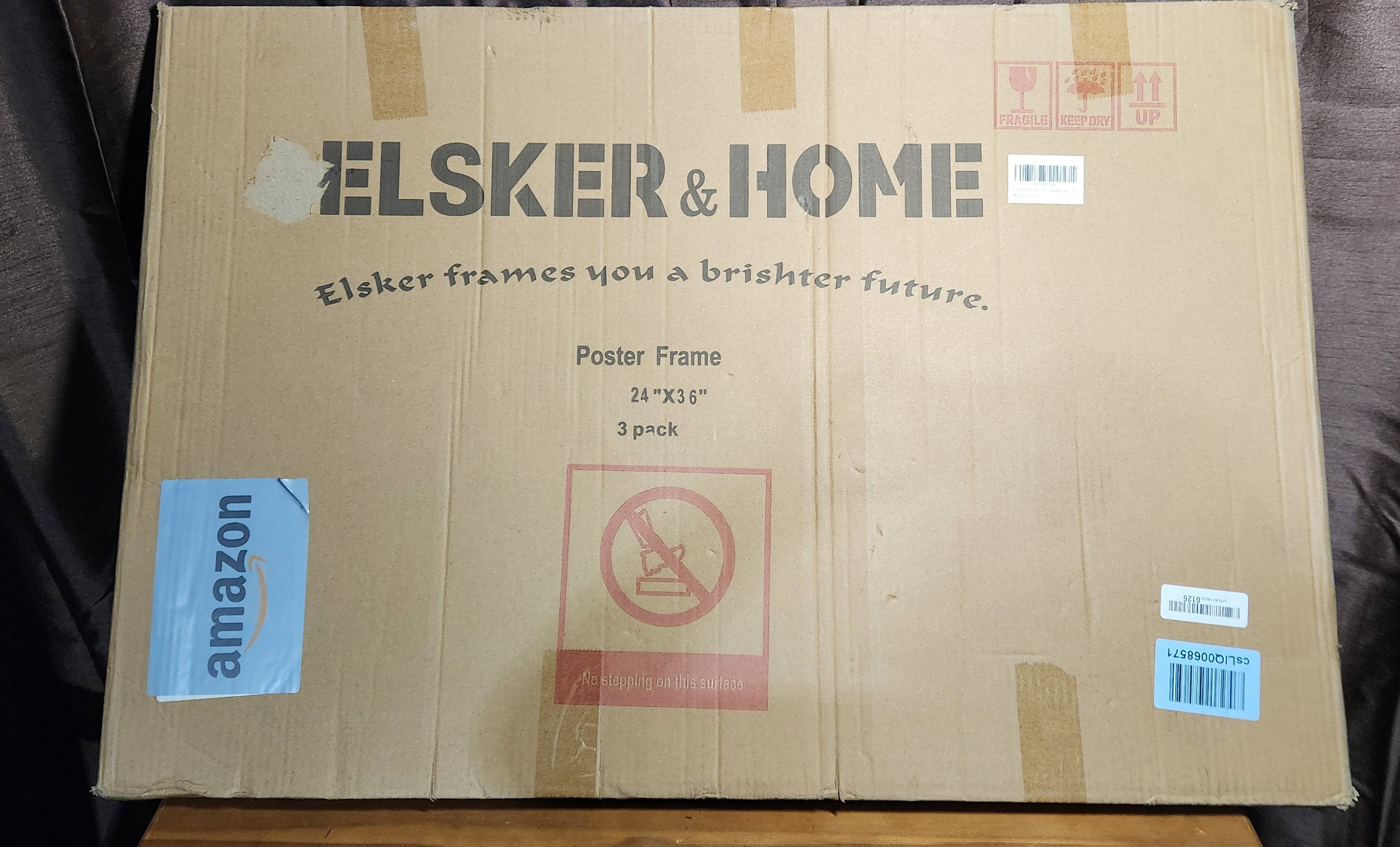 24x36 Poster Frame 3 Pack, Black Picture Frame for Horizontal or Vertical Wall Mounting, Sturdy and Scratch-proof