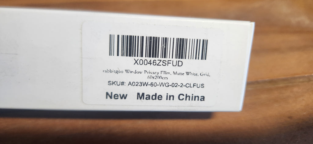 Window Privacy Film, Frosted Glass Window Clings, Removable Anti-UV Glass Door Covering- White