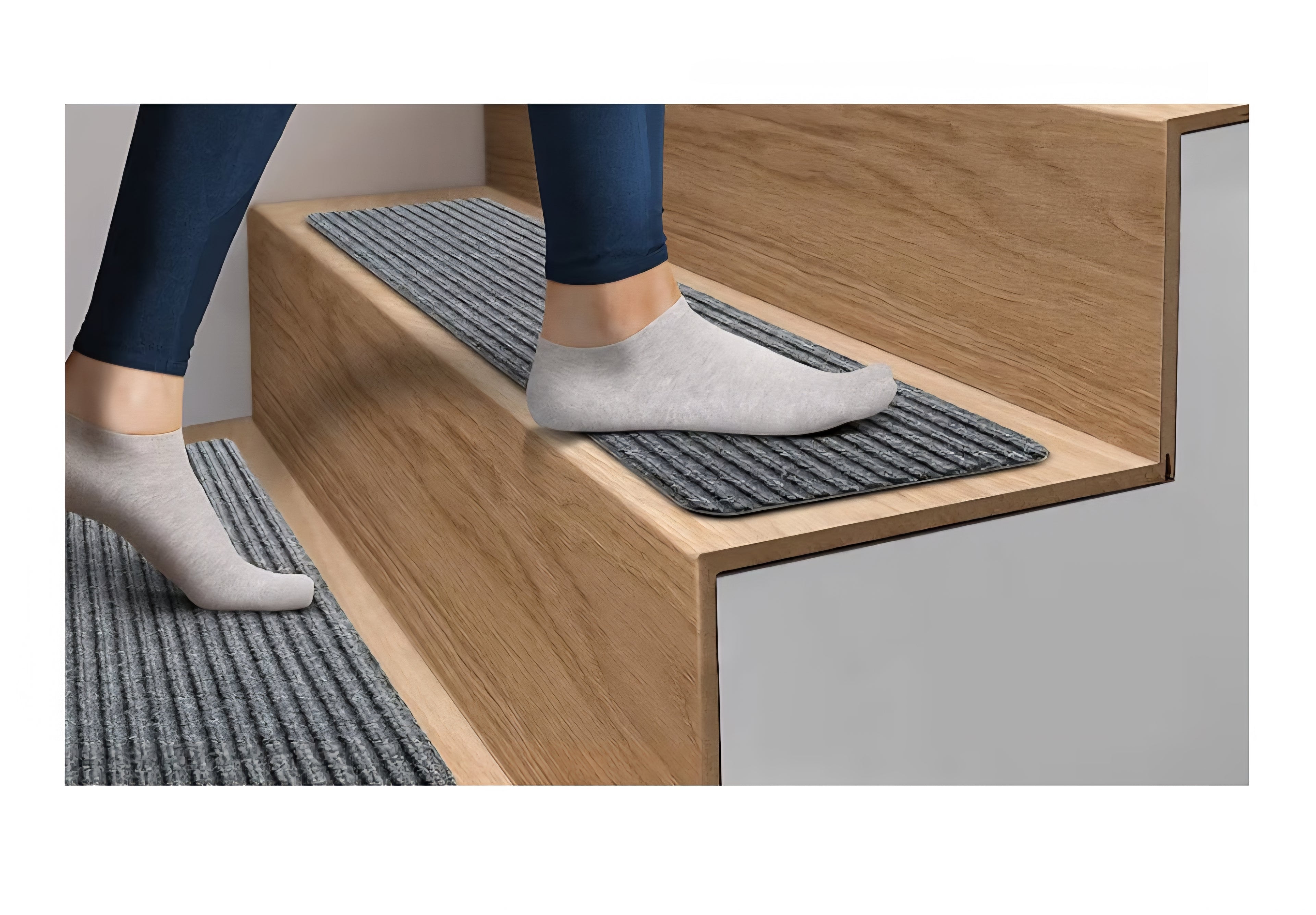 BLUE Stair Treads for Wooden Steps 30" X 8" (15 in Pack)