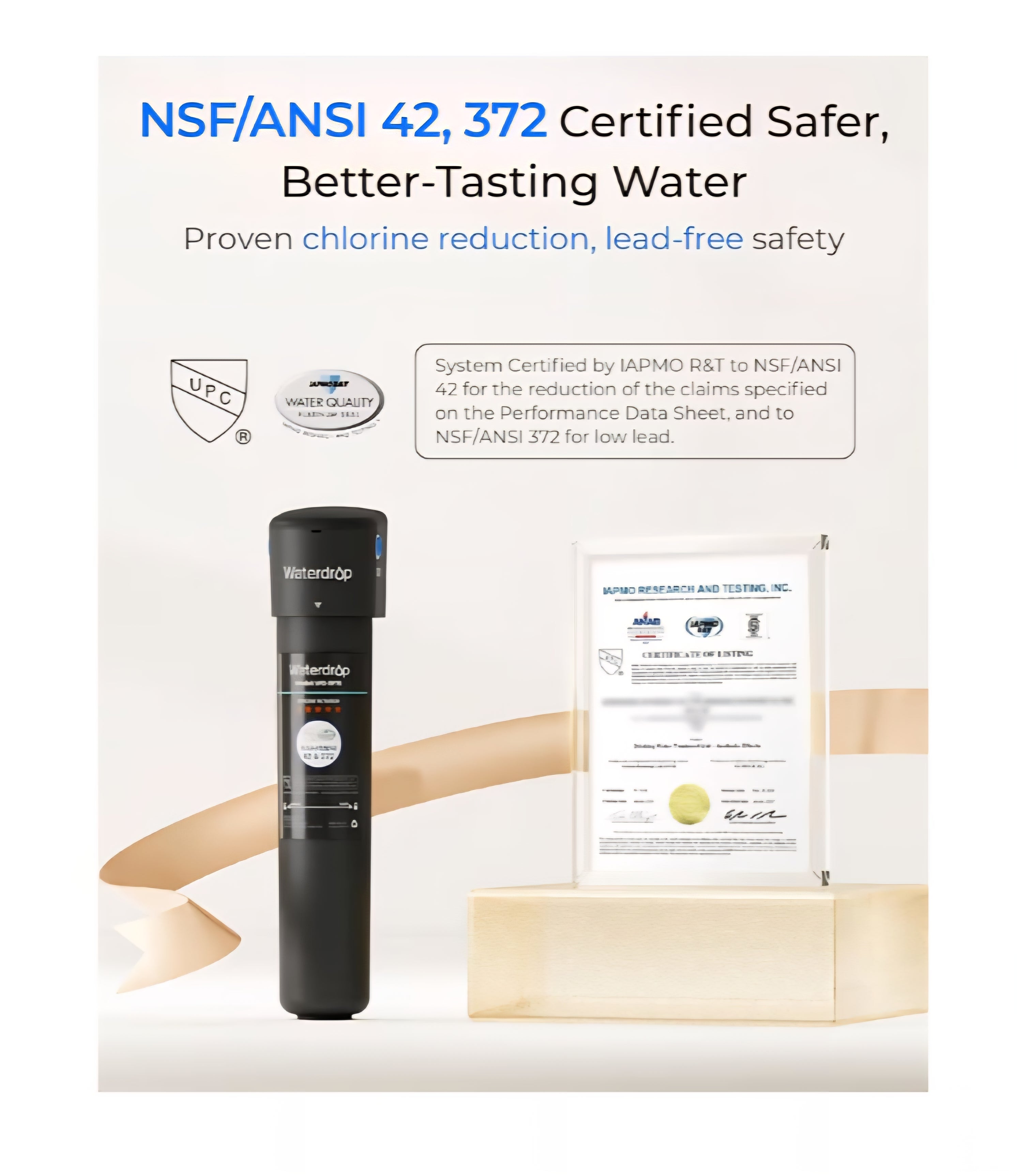 Waterdrop 15UA Under Sink Water Filter System