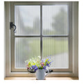 Window Privacy Film, Reeded Glass Film 3D Glass Decals Film 35.4" x 78.7" Roll