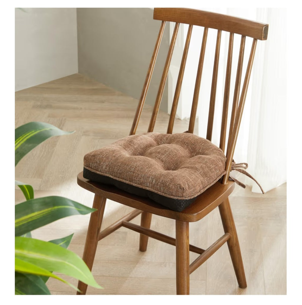 Kitchen Chair Cushions Set of 4 for Dining Chair Brown