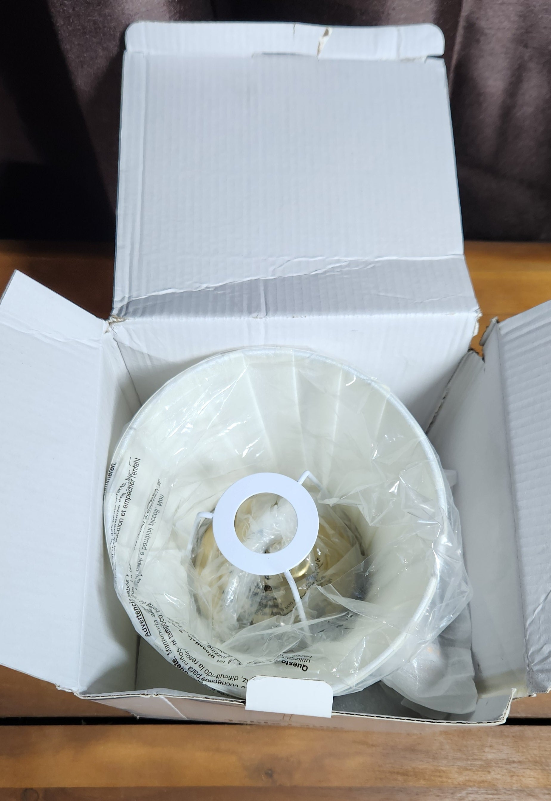 Portables Cordless Table Lamp, Fabric Shade Desk Lamp Rechargeable NEW