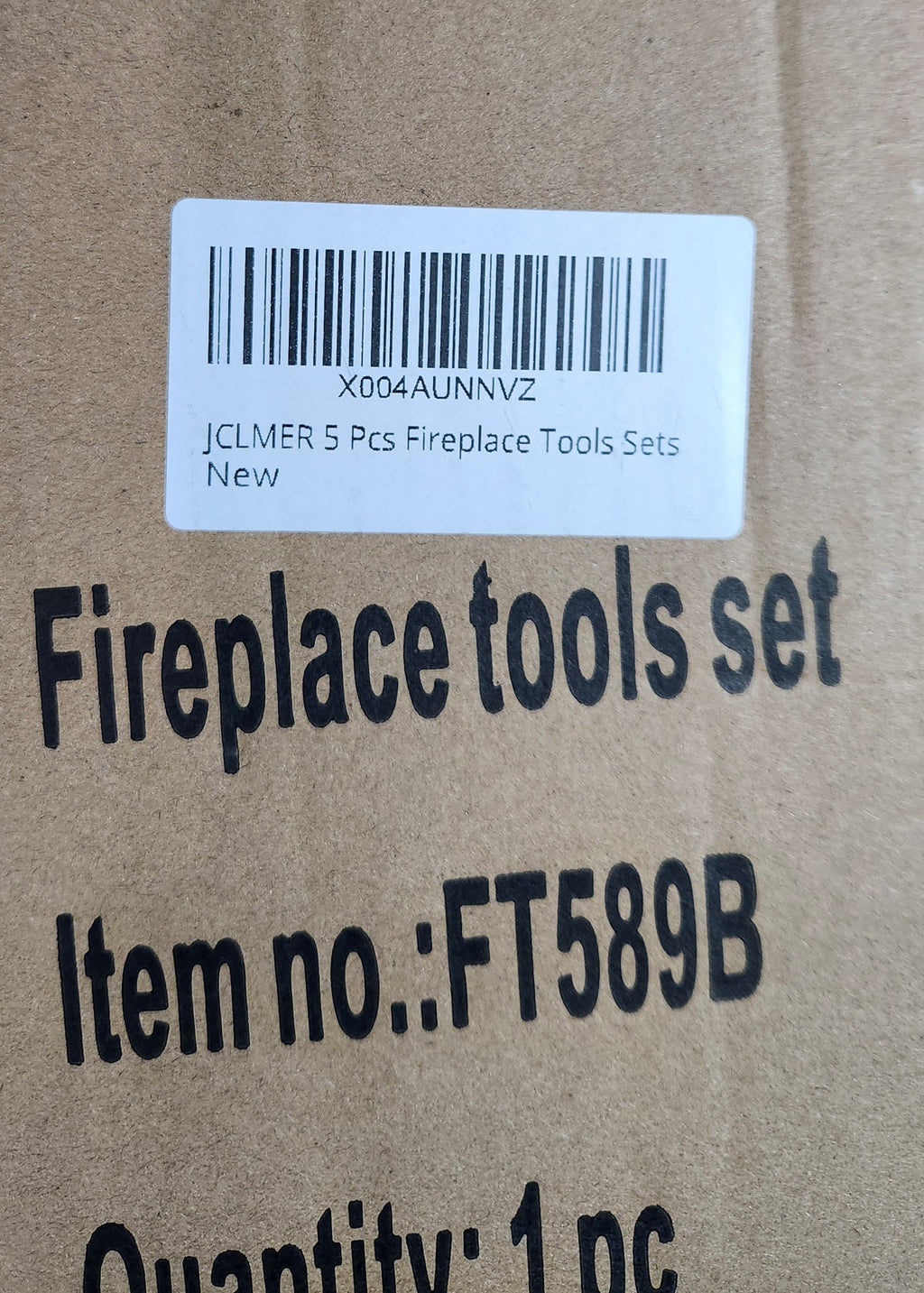 Fireplace Tool Set 5PC Wrought Iron