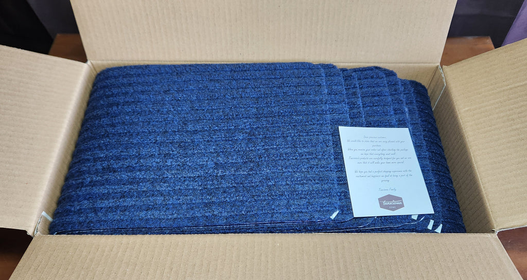 BLUE Stair Treads for Wooden Steps 30" X 8" (15 in Pack)