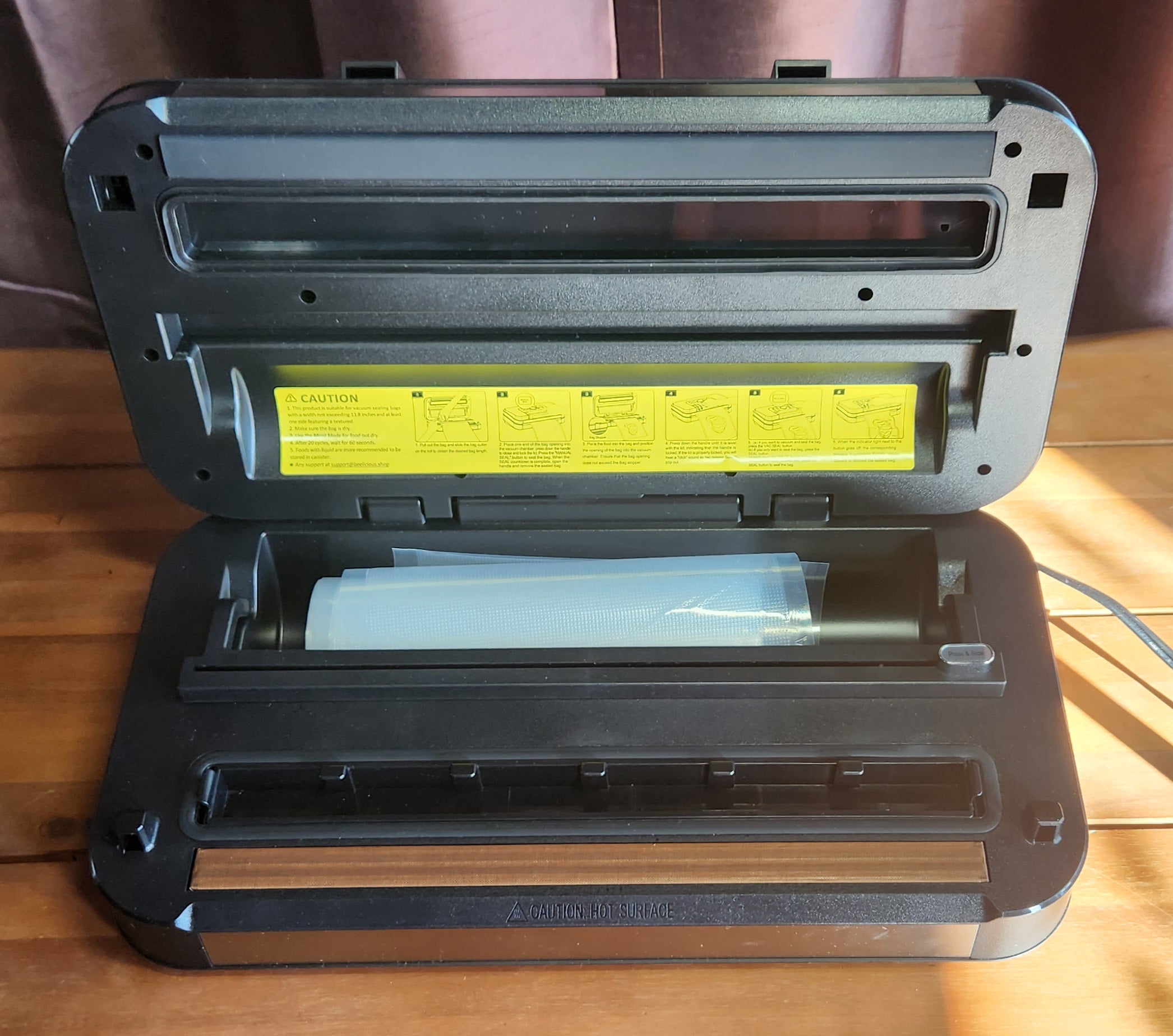 Powerful Precision Pro Vacuum Sealer, with Double Heat Seal & Double Pump, Easy-Lock Handle