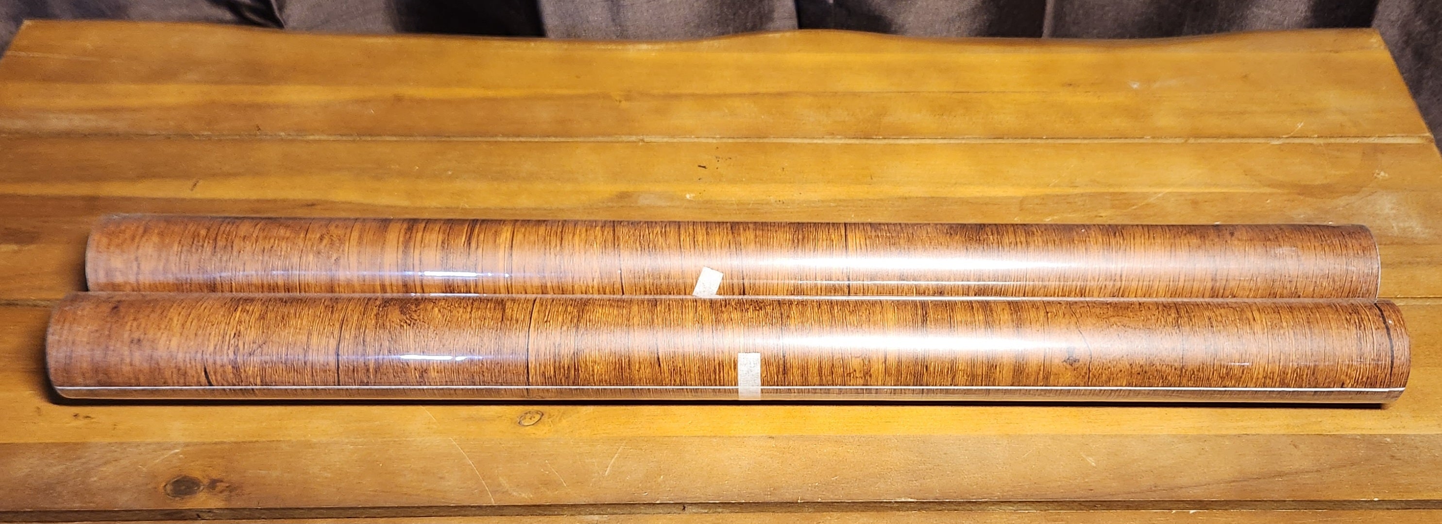 Wood Grain Contact Paper- 1 Roll Removable Vinyl Film Red Brown Wood Wallpaper 23.6" x 118"