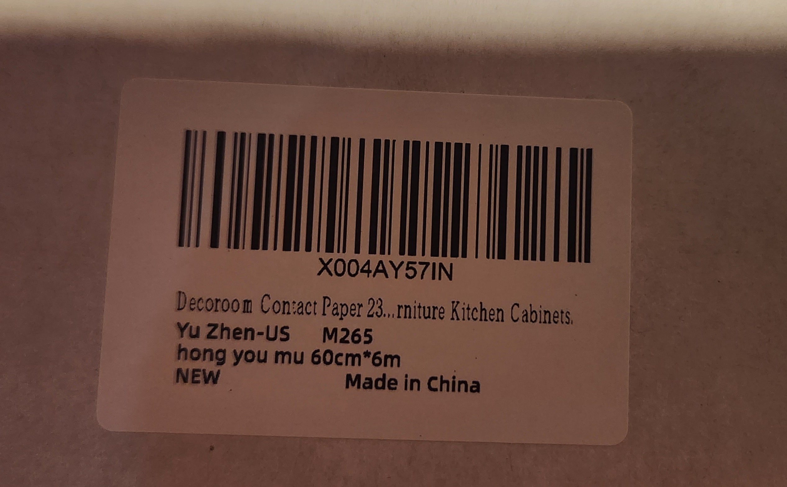 Wood Grain Contact Paper- 1 Roll Removable Vinyl Film Red Brown Wood Wallpaper 23.6" x 118"