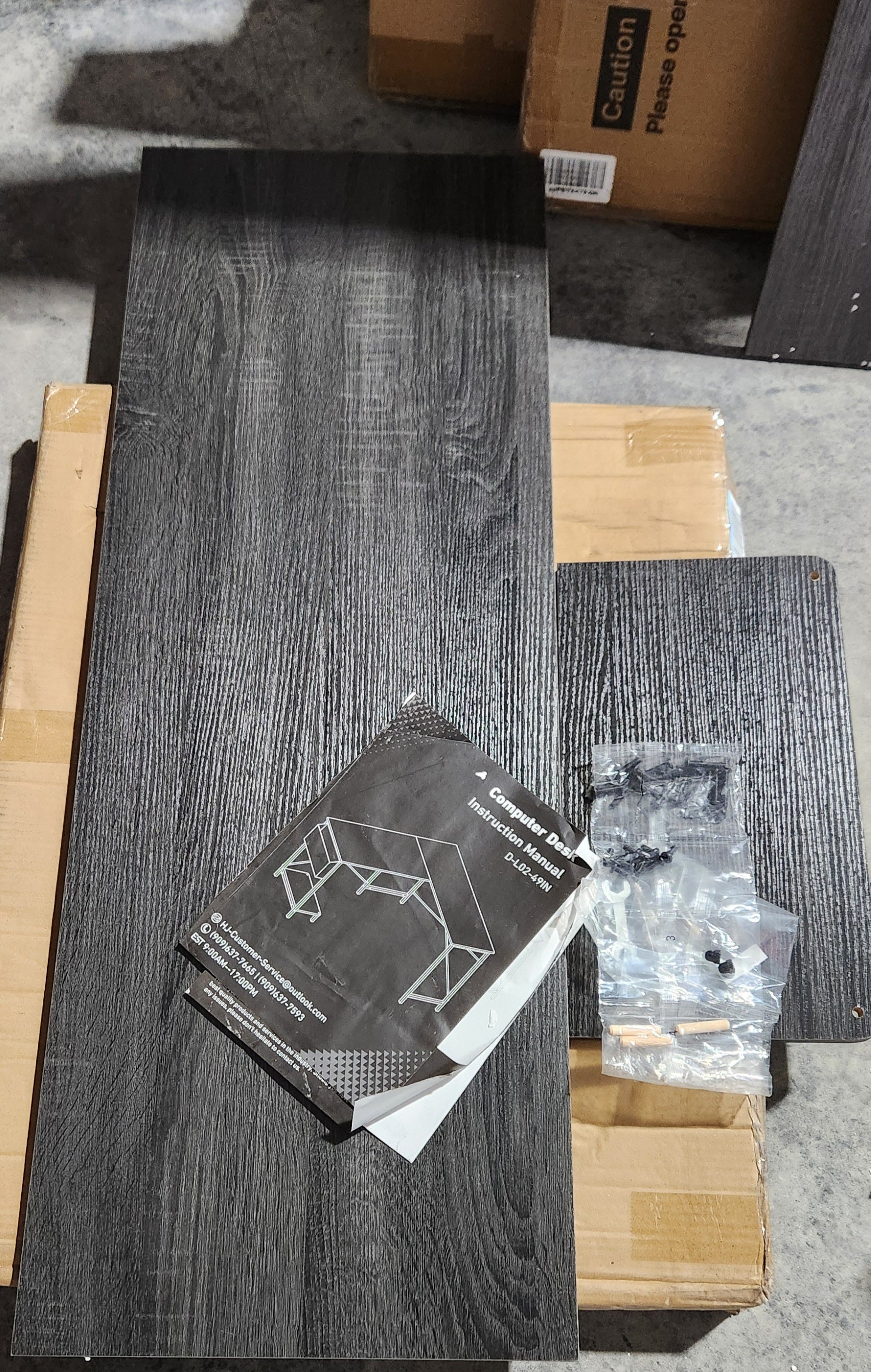 L Shaped Desk,Grey Office Computer Gaming Desks Corner PC Table with Side Bag and Reversible Shelf