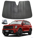 Windshield Sun Shade 5-Layer Bubble Foldable Thicken Front Window Sunshade Sun Visor Protection Accessories - Blocks Heat & UV Rays Keep Car Cooler