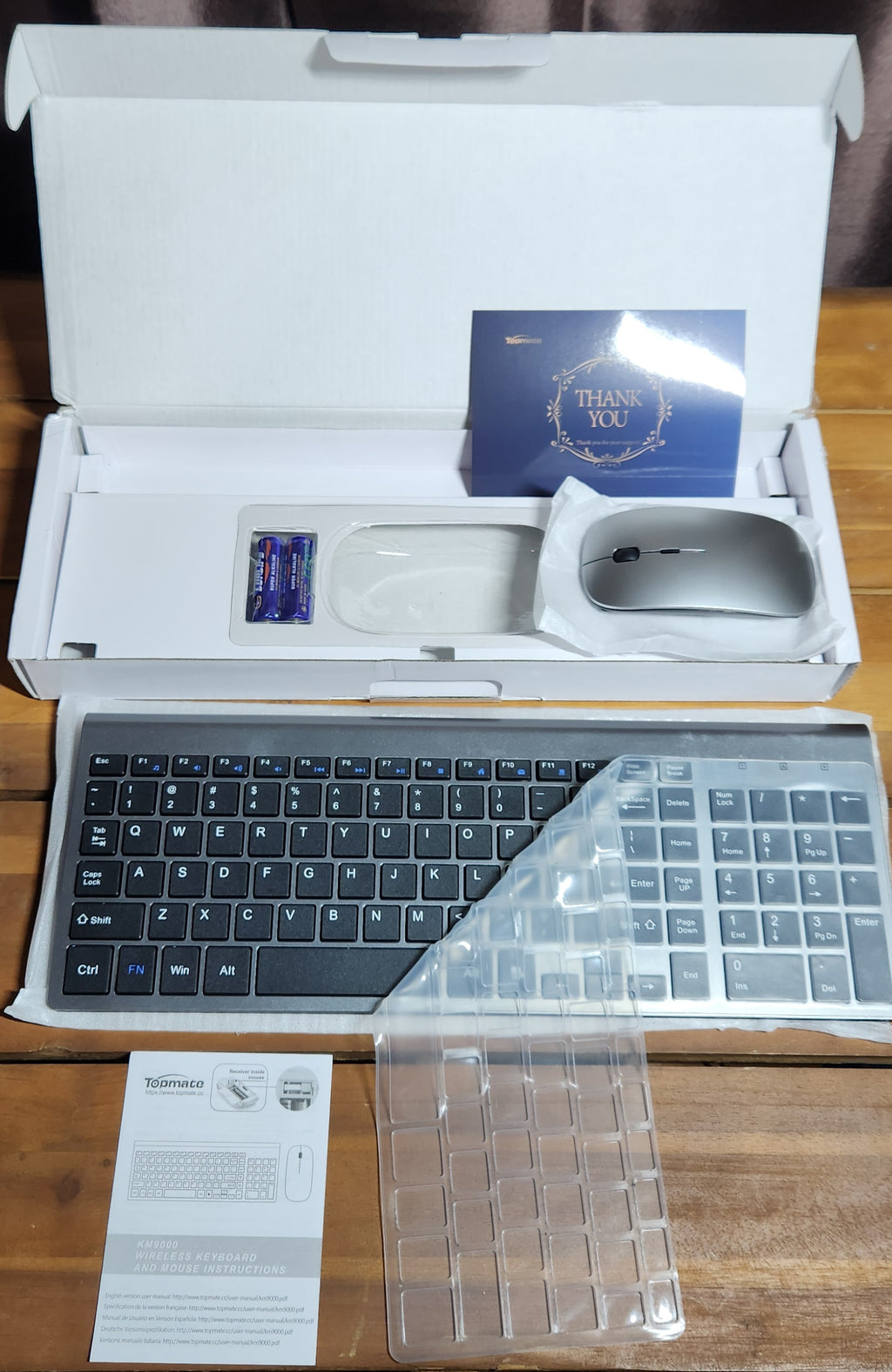 Wireless Keyboard and Mouse Ultra Slim Combo