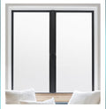 Window Privacy Film, Frosted Glass Window Clings, Removable Anti-UV Glass Door Covering- White