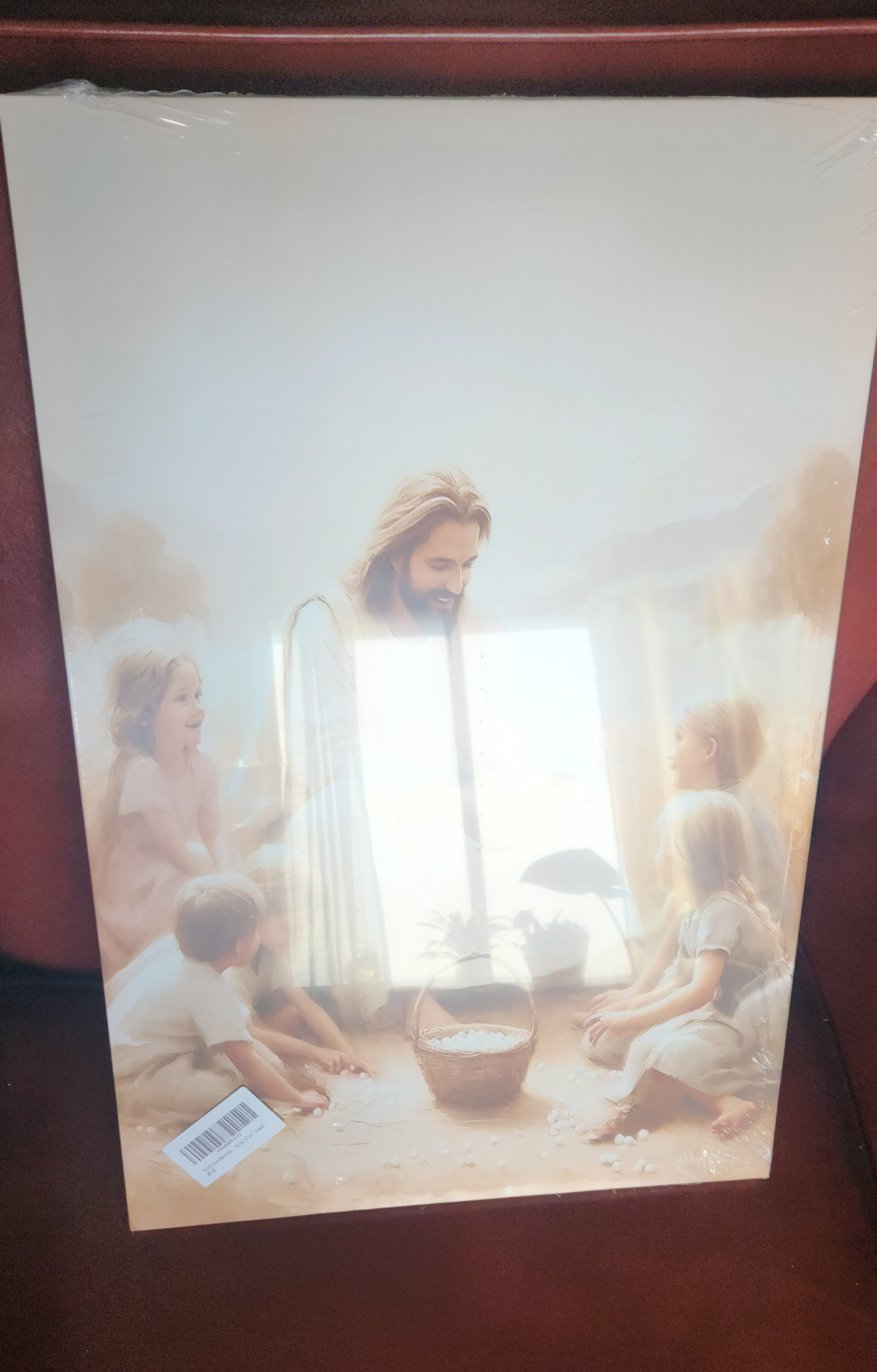 Jesus Teaches Children Wall Art Decor Canvas Picture- 16 x 24 Christian Print