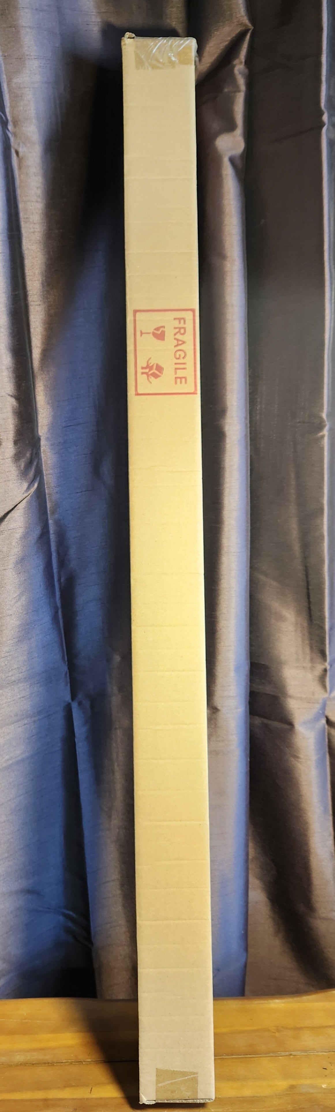 Torch 1" Curtain Rod and Coordinating Finial Set, Matte Silver, Adjustable 36"-72"