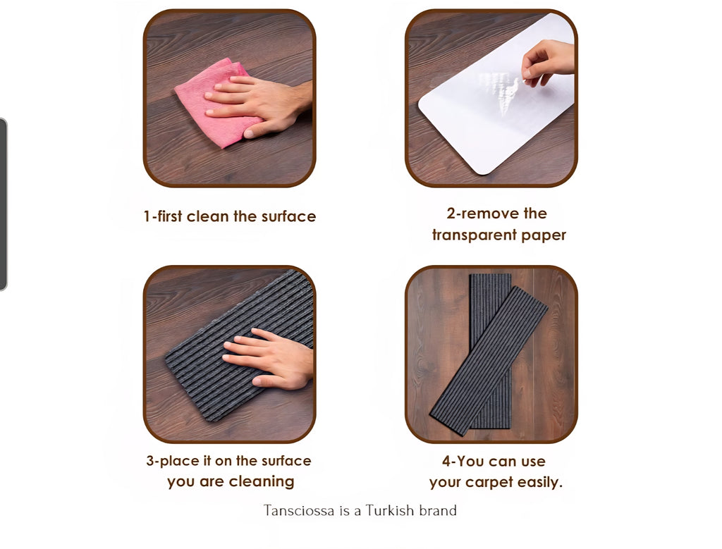 BLUE Stair Treads for Wooden Steps 30" X 8" (15 in Pack)