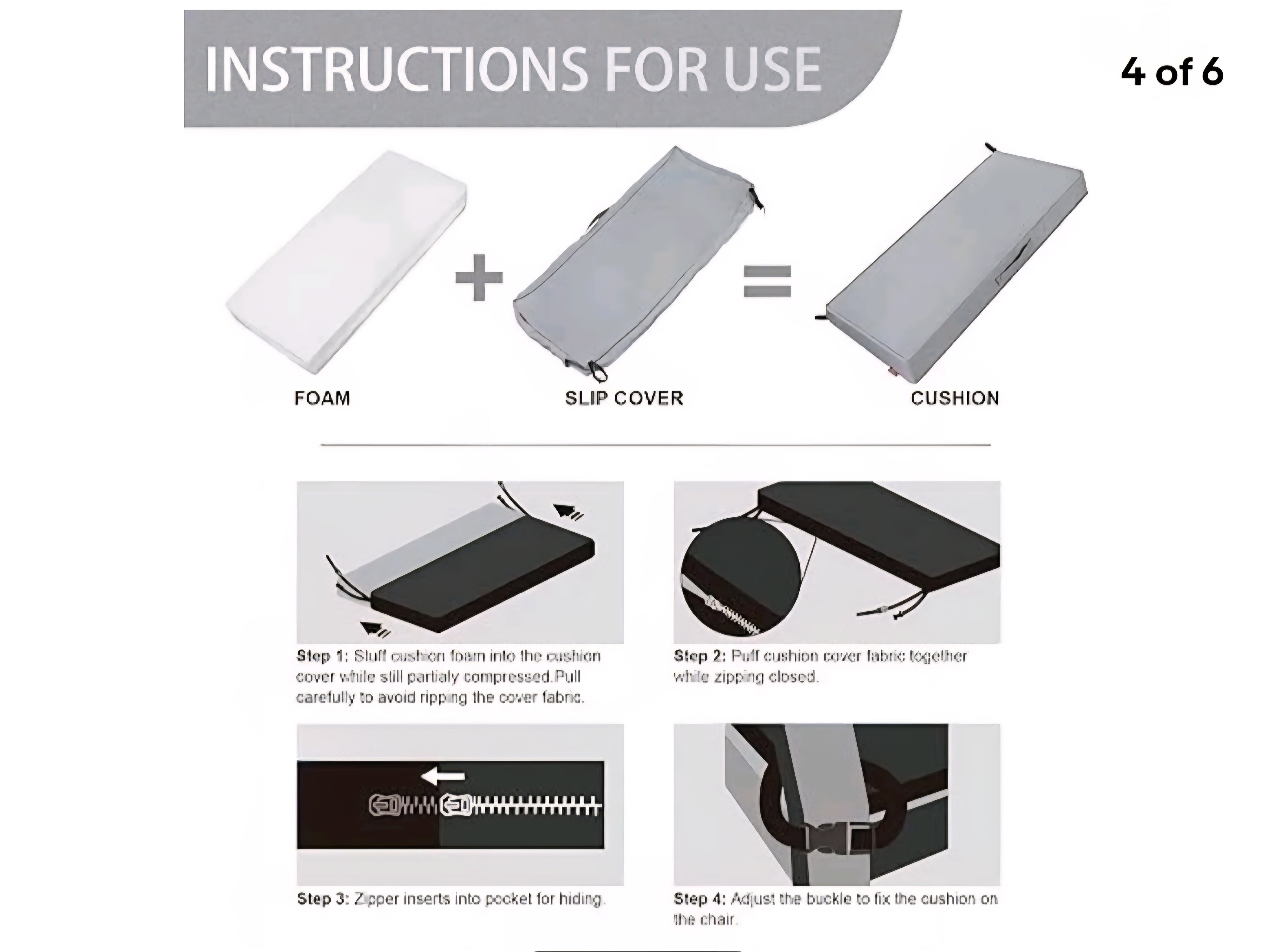 Outdoor Bench Cushion 42 x 18 x 3 Patio Furniture Water-Resistant Chair Cushion