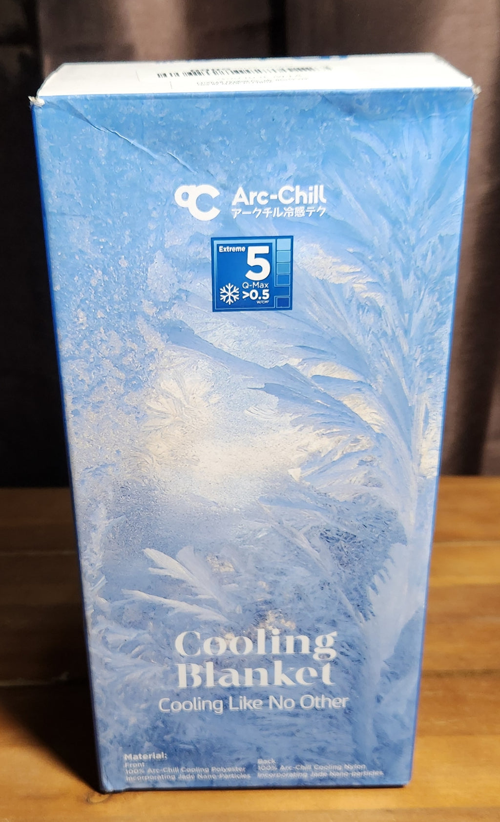 Cooling Blanket Twin, Arc-Chill Q-Max >0.5 for Hot Sleepers, Absorbs Heat to Keep Body Cool for Night Sweats