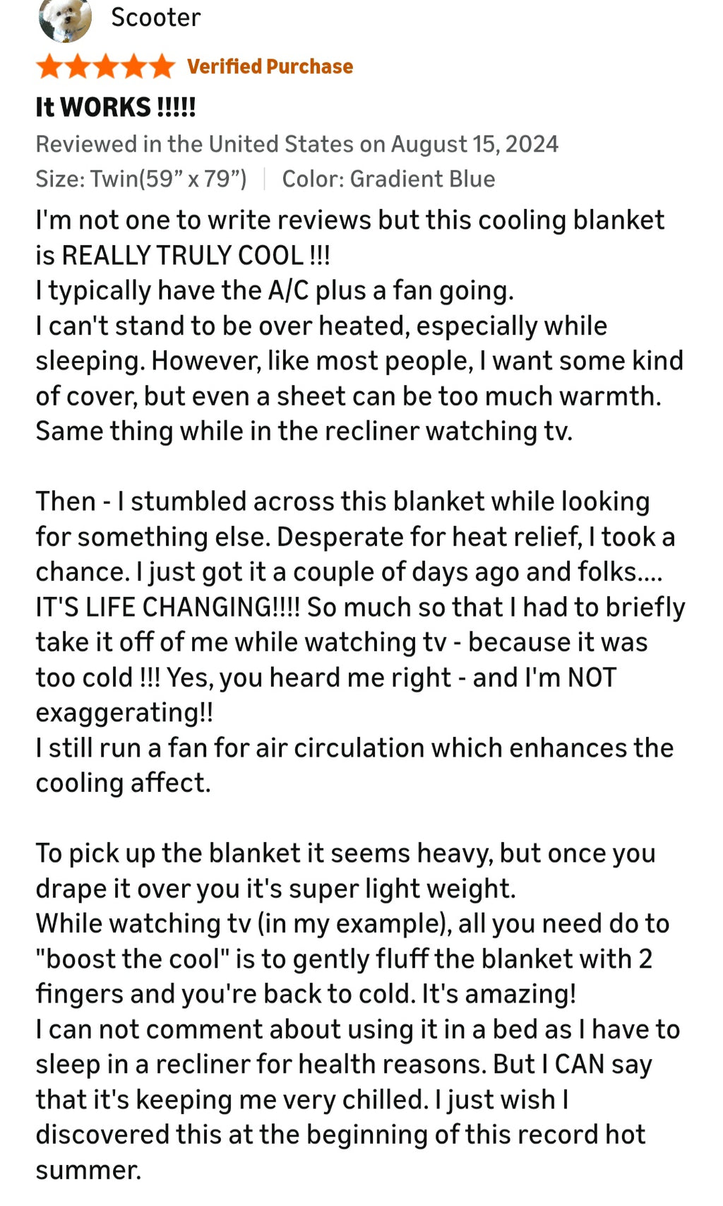 Cooling Blanket Twin, Arc-Chill Q-Max >0.5 for Hot Sleepers, Absorbs Heat to Keep Body Cool for Night Sweats