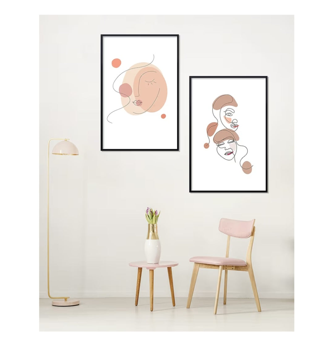 24x36 Poster Frame 3 Pack, Black Picture Frame for Horizontal or Vertical Wall Mounting, Sturdy and Scratch-proof