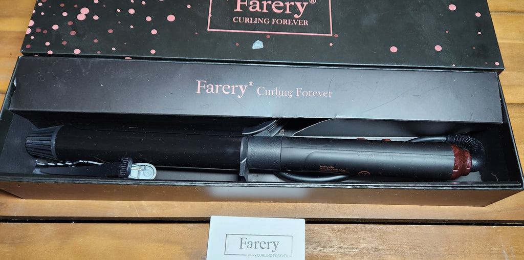 Long Barrel Curling Iron 1 1/4 inch, 1.25 Inch Curling Iron for Long Hair, Infused Argan Oil & Keratin