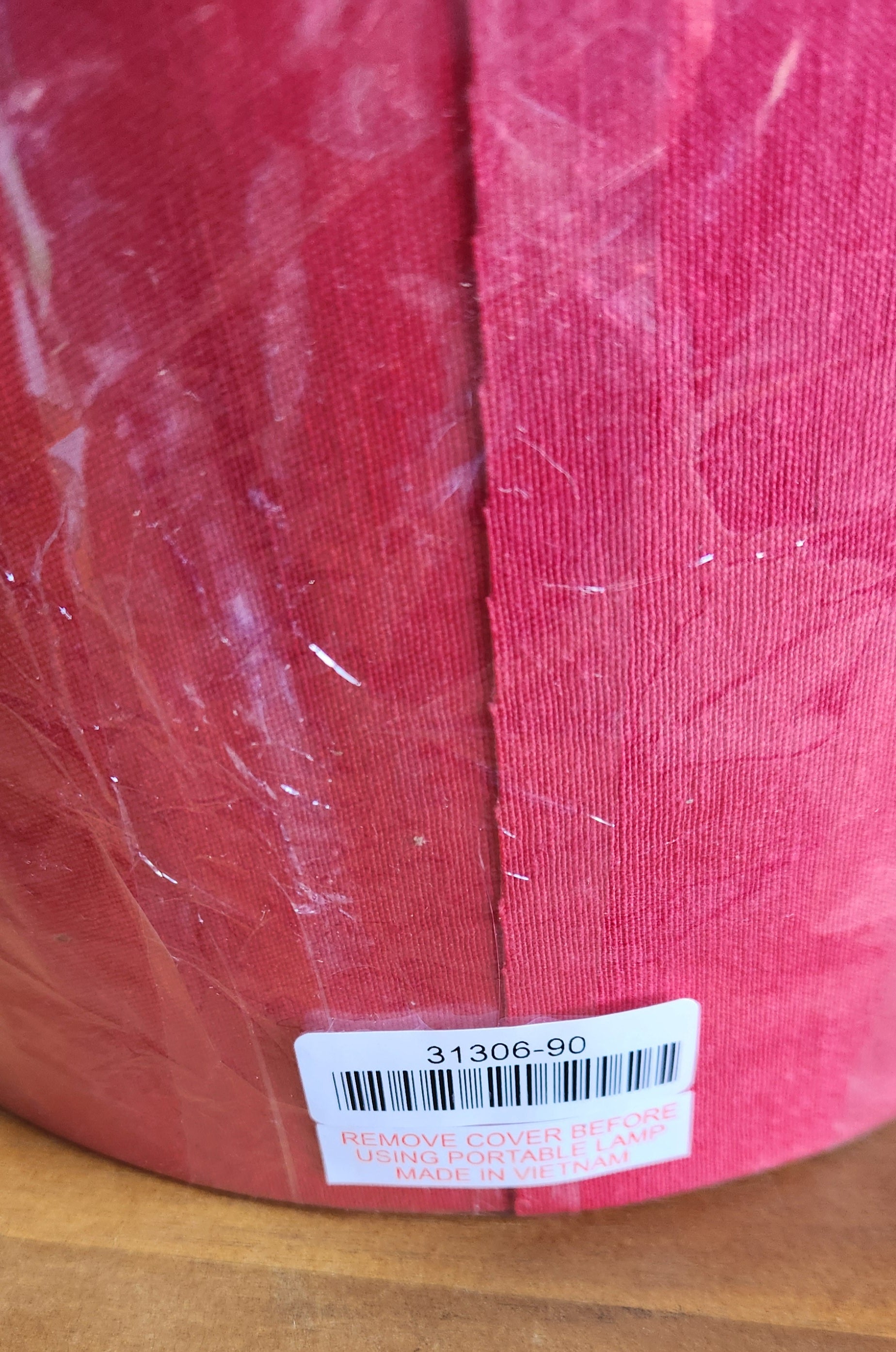 Lamp Shade Aspen Creative Drum (Cylinder) Shaped Spider Construction in Rich Red (8" x 8" x 11")