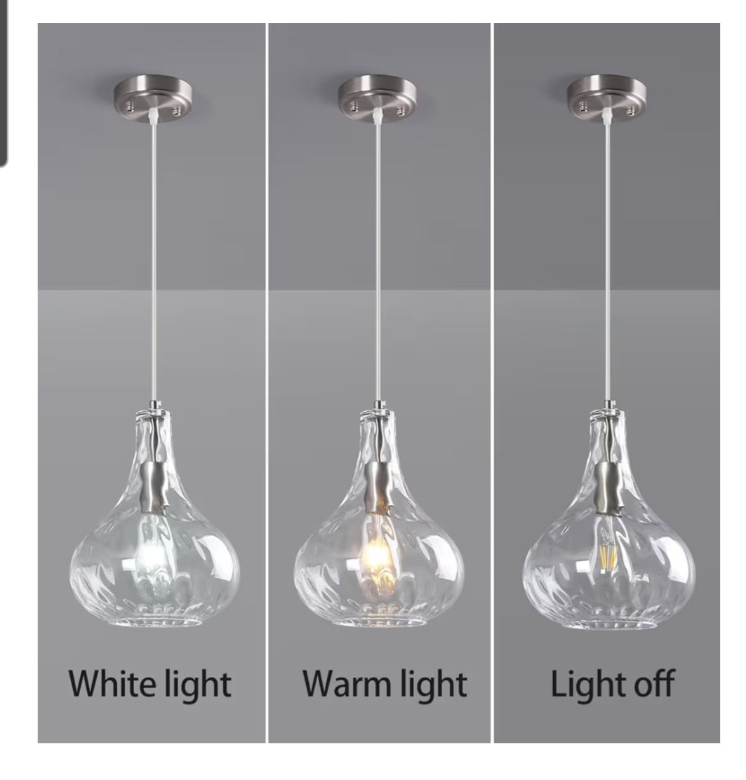 Modern Glass Pendant Light