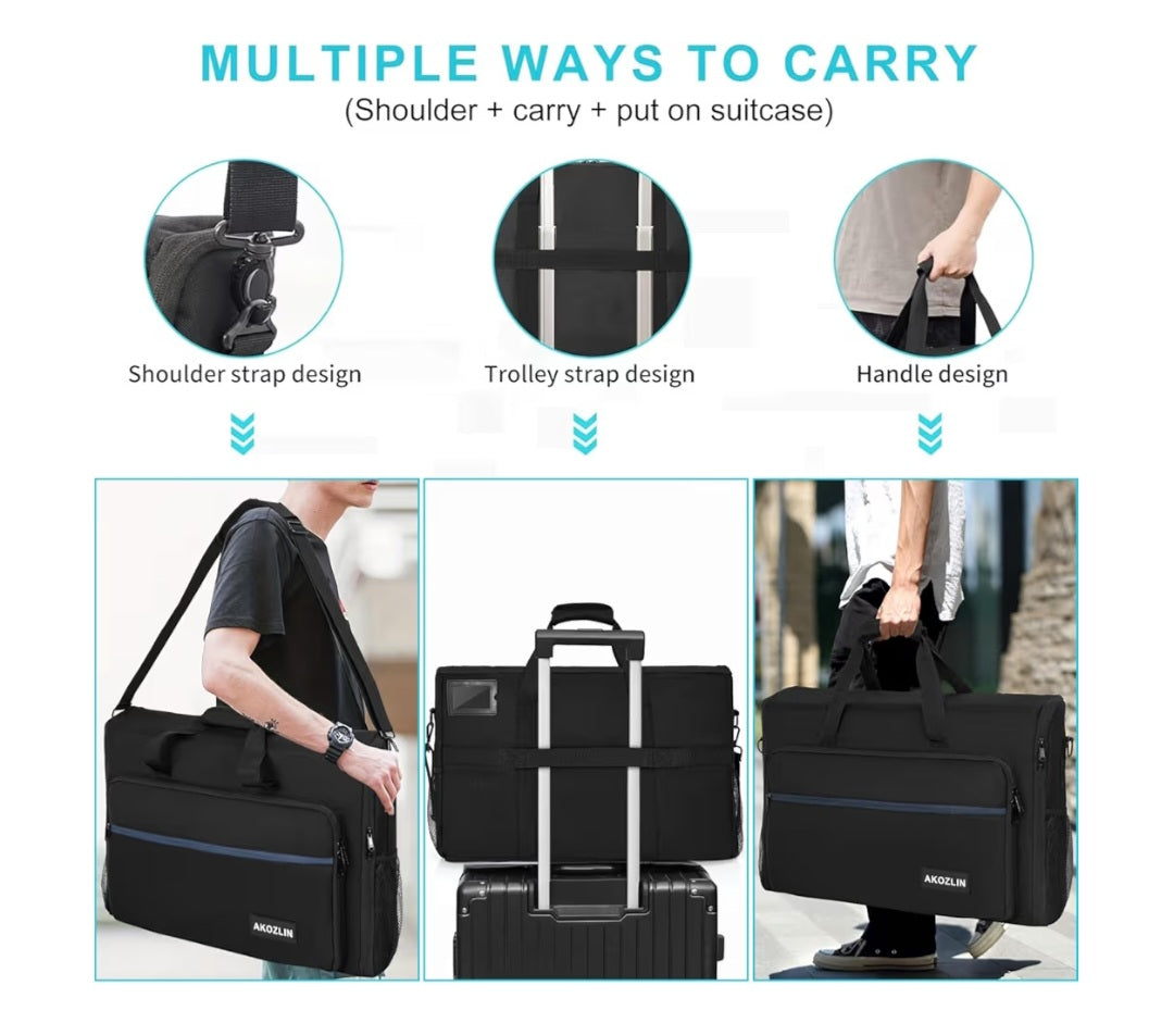 LCD Screens/TVs Transport Tote Bag for 27"-32" Padded Monitor Carrying Bag Computer Case