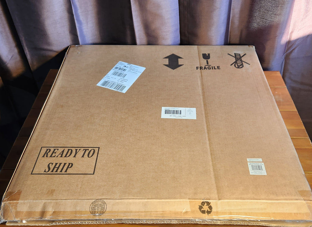 Dry Erase Calendar 24x24 Farmhouse Natural Wood Framed Monthly Organizer NEW