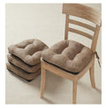 Kitchen Chair Cushions Set of 4 for Dining Chair Brown
