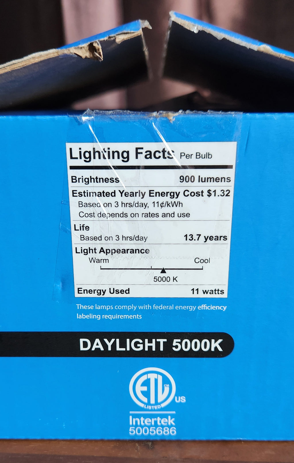 Energetic PAR38 LED Flood Outdoor Light Bulb, 5000K Daylight, 90 Watt Equivalent 6 pack