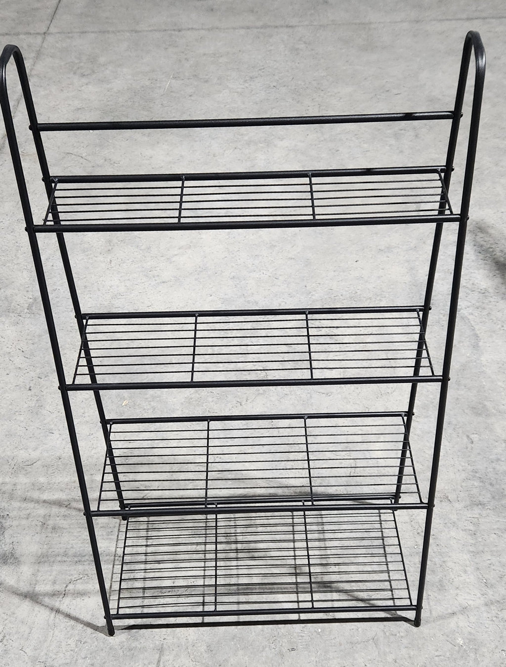4-Layer Metal Plant Stand, Trapezoidal Stand, Flower Pot Stand for Indoor and Outdoor