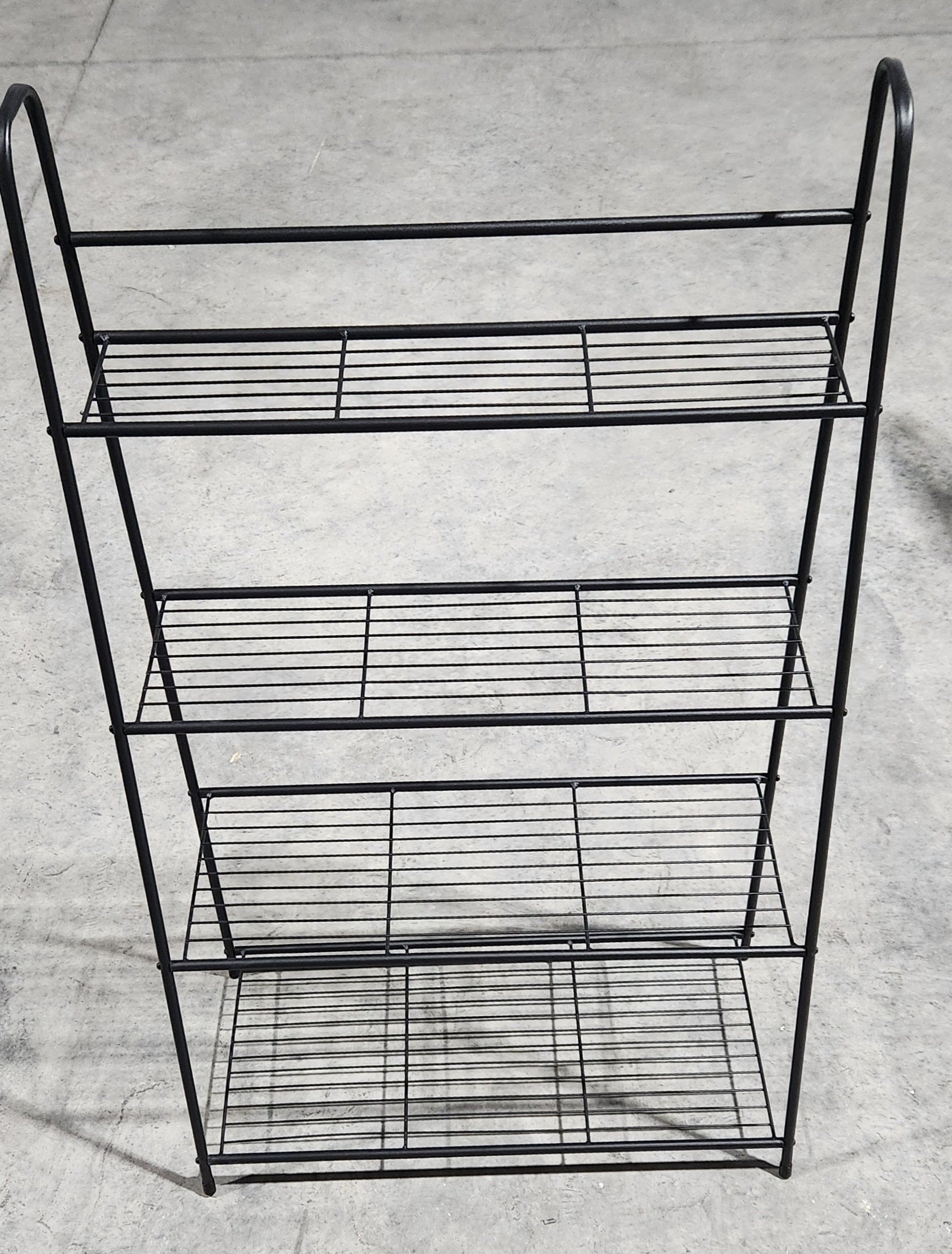 4-Layer Metal Plant Stand, Trapezoidal Stand, Flower Pot Stand for Indoor and Outdoor