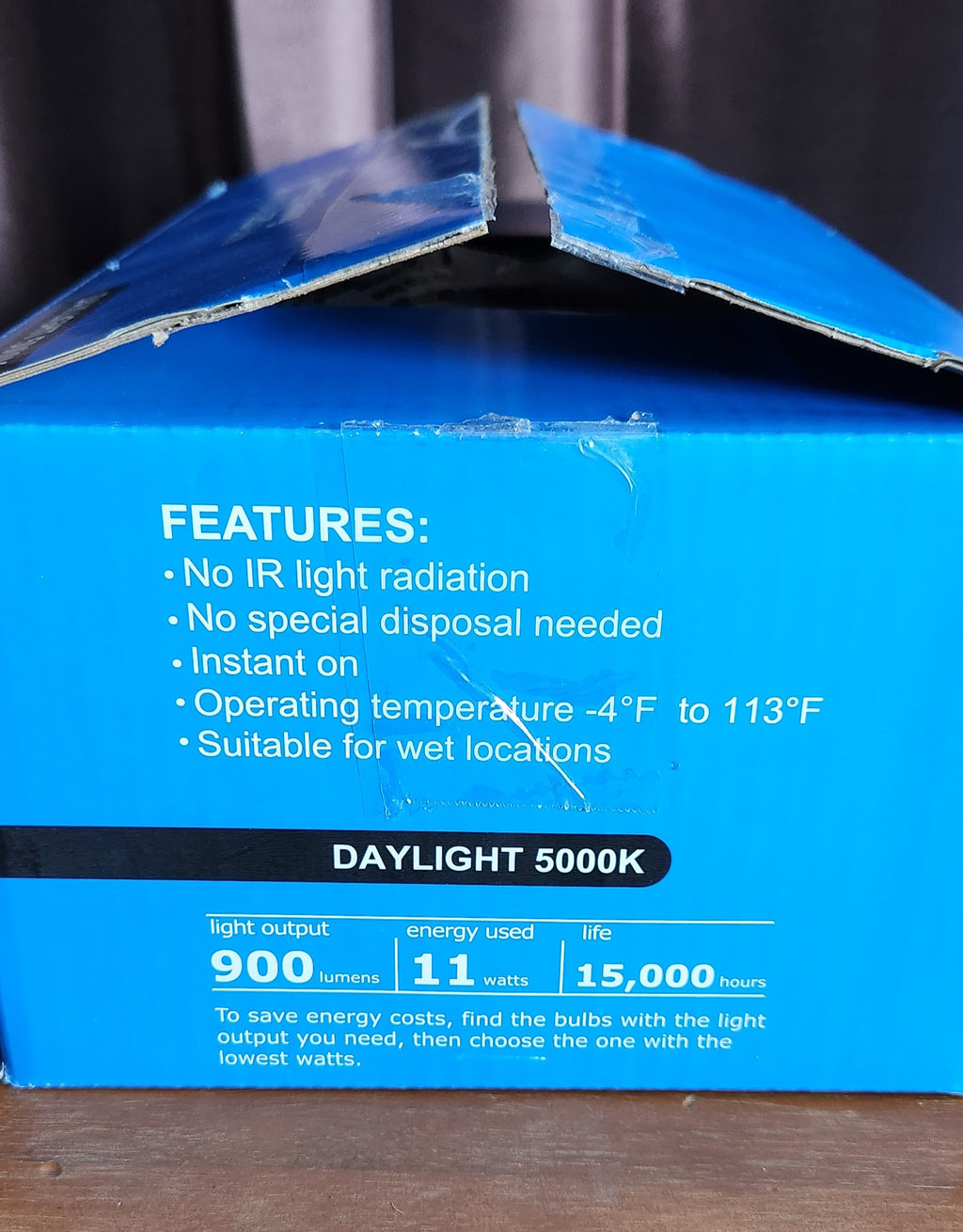 Energetic PAR38 LED Flood Outdoor Light Bulb, 5000K Daylight, 90 Watt Equivalent 6 pack