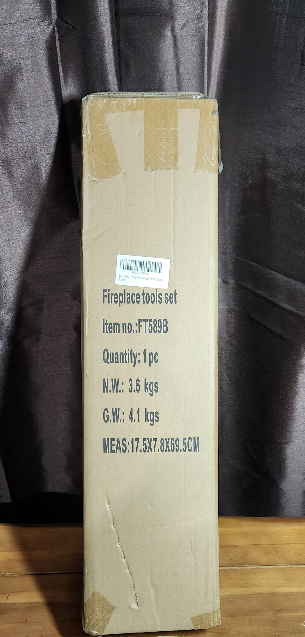 Fireplace Tool Set 5PC Wrought Iron